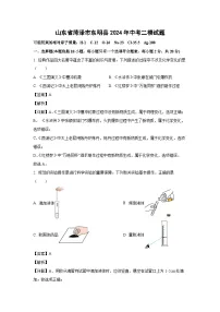 [化学][二模]山东省菏泽市东明县2024年中考试题(解析版)