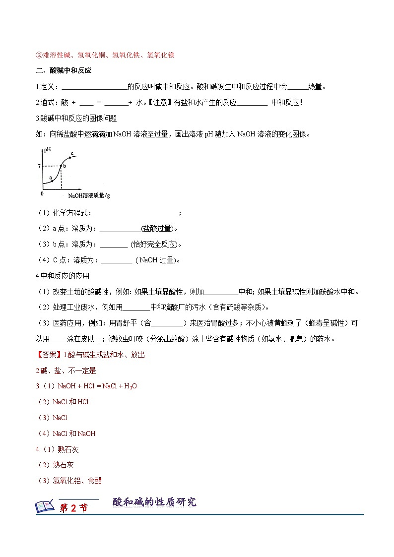 沪教版化学九年级下册 第5章 初识酸和碱(知识梳理)02
