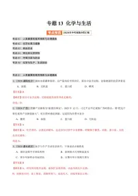 专题13 化学与生活（第02期）（含答案） 2024年中考化学真题分类汇编（全国通用）第02期