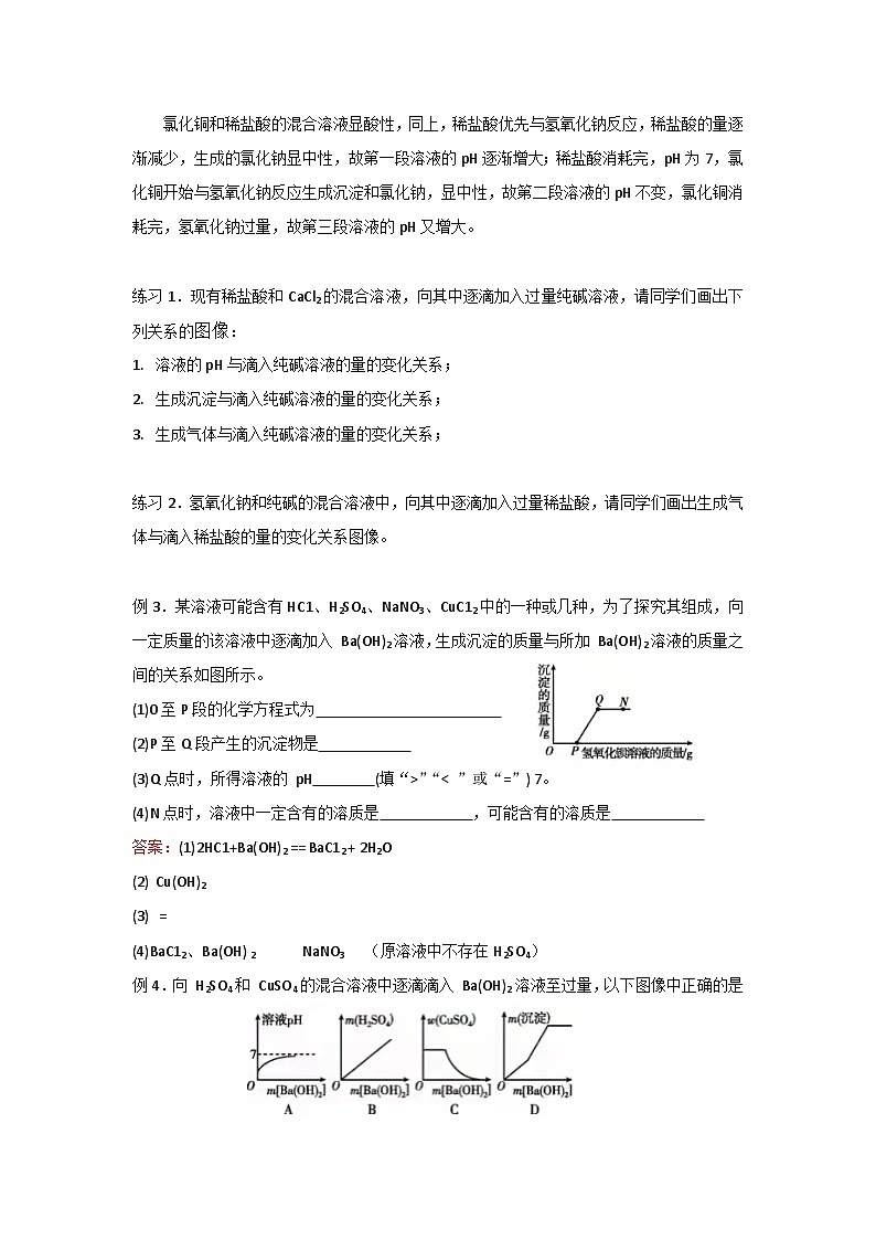 人教版 初中化学 专题10.化学反应的先后问题讲义第2页