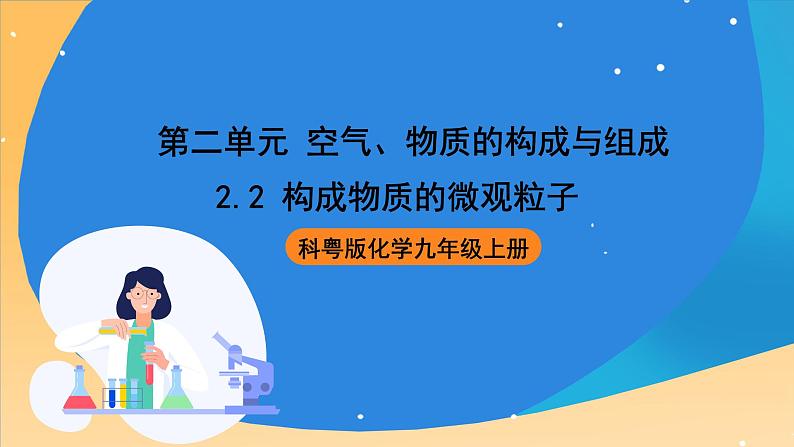 科粤版化学九上2.2《构成物质的微观粒子》课件第1页