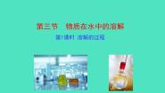 鲁教版（2024）九年级上册（2024）第三节 物质在水中的溶解课文内容ppt课件