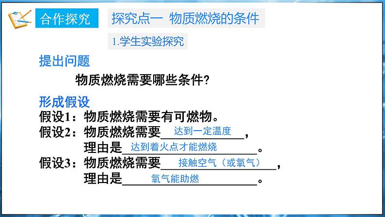 3.3燃烧条件与灭火原理 第1课时 课件---2024-2025学年九年级化学科粤版(2024)上册第5页