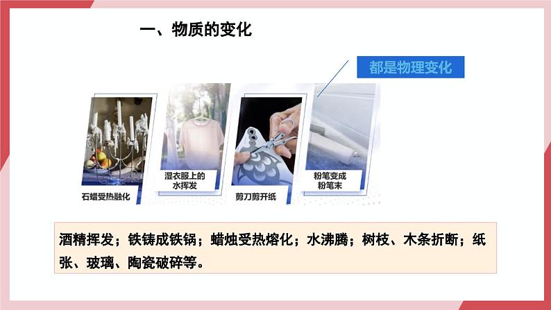 【核心素养】课题1第1课时《物质的变化和性质》课件第6页