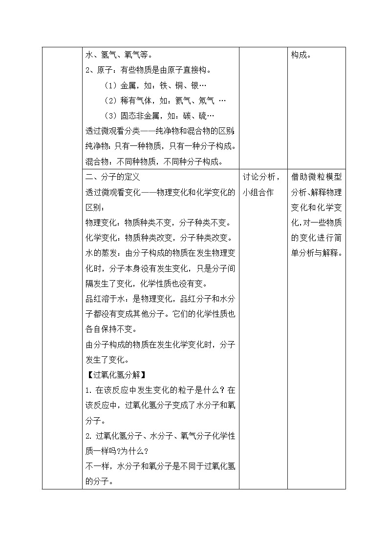 【核心素养】人教版化学九上第3单元课题1 分子和原子 第2课时 课件+教学设计+分层练习02
