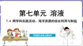 7.4 跨学科实践活动_海洋资源的综合利用与制盐（课件）---2024-2025学年九年级化学科粤版（2024）下册