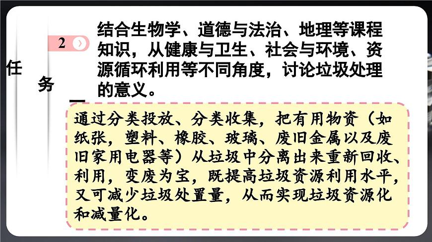 跨學(xué)科實(shí)踐活動(dòng)7 垃圾的分類與回收利用第4頁
