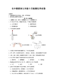 湖北省荆门市沙洋县长中教联体2024-2025学年九年级上学期10月阶段性检测化学试卷