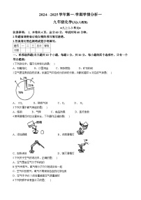 河北省石家庄第十八中学2024-2025学年九年级上学期10月考化学试卷(无答案)