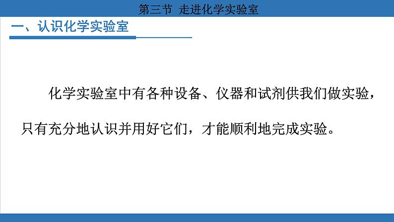 鲁教版(2024)初中化学九年级上册--1.3 走进化学实验室 (课件)第3页