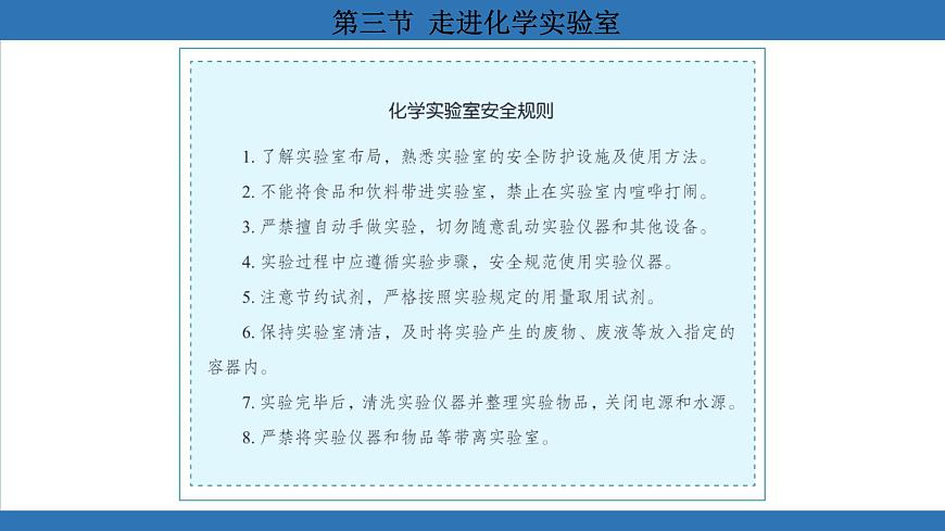 魯教版（2024）初中化學(xué)九年級上冊--1.3 走進化學(xué)實驗室 （課件）第8頁