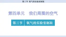 鲁教版（2024）初中化学九年级上册--4.3 氧气的实验室制取 （课件）