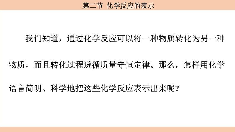 鲁教版(2024)初中化学九年级上册--5.2 化学反应的表示 (课件)02