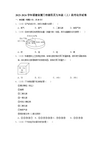 2023-2024学年福建省厦门市湖里区九年级（上）段考化学试卷