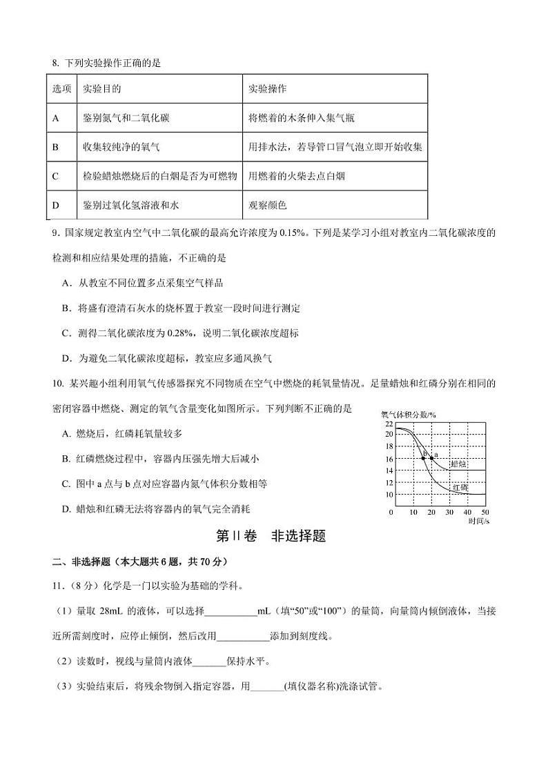 2023-2024学年福建省龙岩市长汀县六校九年级(上)第一次联考化学试卷.第2页