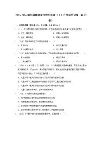 2023-2024学年福建省泉州市九年级(上)月考化学试卷(10月份)