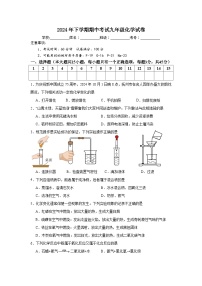湖南省2024-2025学年九年级上学期学期期中考试模拟化学试卷