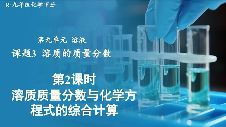 人教版(2024)九年级化学下册-9.3 溶质的质量分数 第2课时(课件+素材)01
