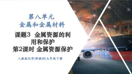 【新教材新课标】人教版九年级下册化学8.3.2  金属资源保护课件(内嵌视频)