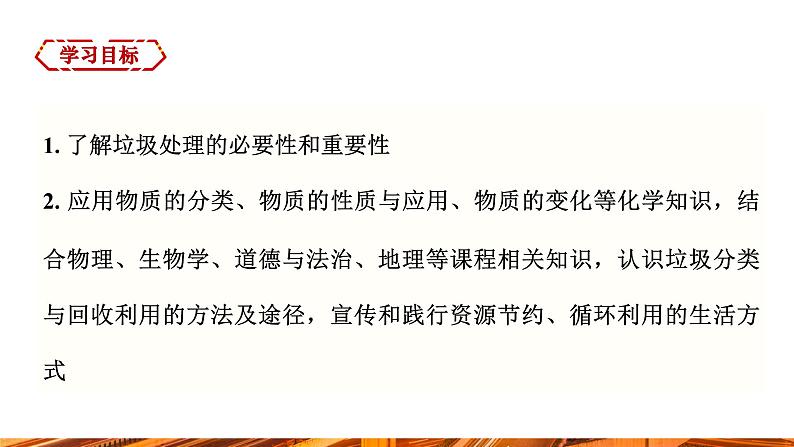 【新教材新课标】人教版九年级下册化学跨学科实践活动7 垃圾的分类与回收利用课件(内嵌视频)第2页