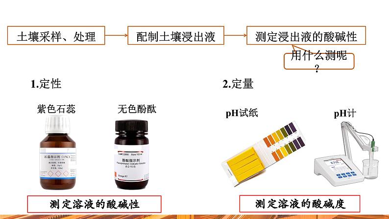 【新教材新课标】人教版九年级下册化学跨学科实践活动9 探究土壤酸碱性对植物生长的影响课件07