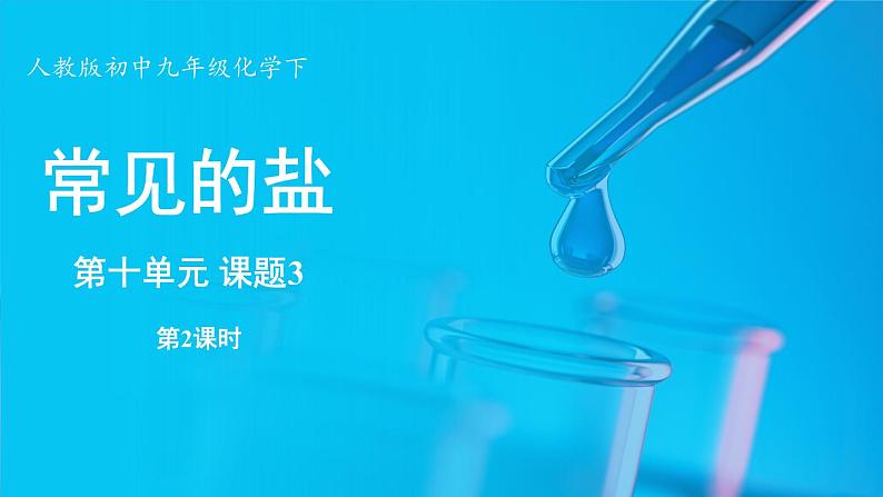 第十单元 课题3 常见的盐(第二课时)第1页