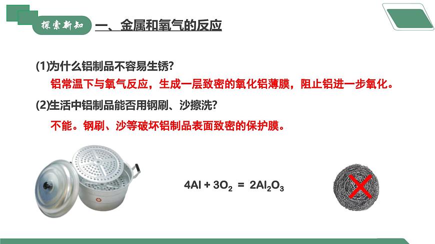 【核心素養(yǎng)】課題2第1課時(shí)《金屬的化學(xué)性質(zhì)》課件PPT第5頁(yè)