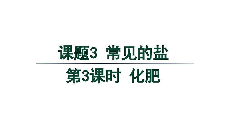 10.3 常见的盐 第3课时 化肥-课件---2024-2025学年九年级化学人教版(2024)下册01