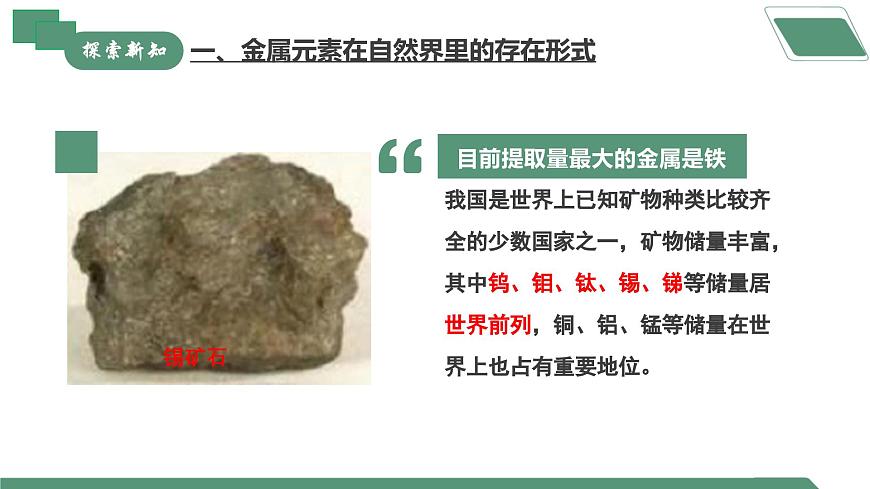 【核心素養(yǎng)】課題3第1課時《金屬資源的利用和保護》課件PPT第7頁