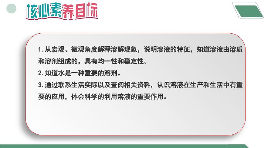 【核心素養(yǎng)】課題1第1課時(shí)《溶液及其應(yīng)用》課件PPT第2頁(yè)