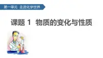 人教版(2024)九年级上册(2024)第一单元 走进化学世界课题1 物质的变化和性质集体备课ppt课件