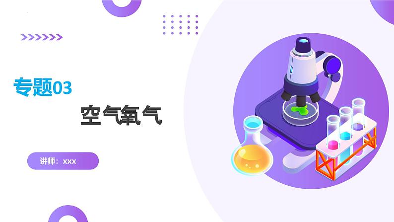 2025年中考化学一轮复习讲练测课件 专题03 空气 氧气(含解析)第1页