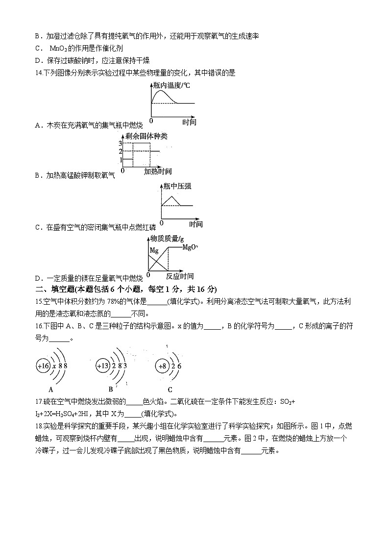 河南省商丘市虞城县2024-2025学年九年级上学期11月期中考试化学试题03