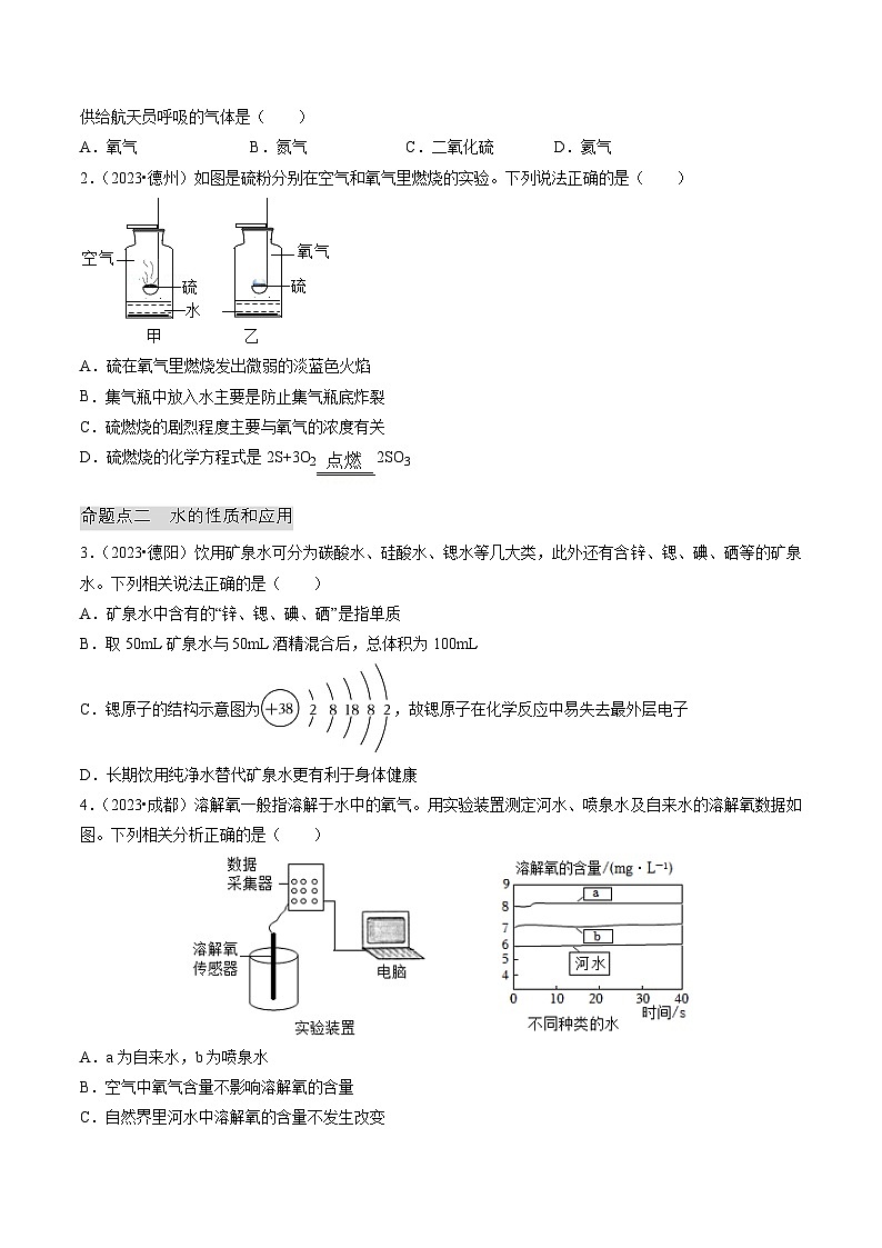 专题01 物质的性质与应用(原卷版)第2页