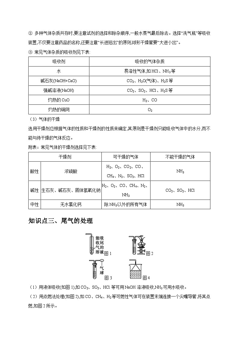 专题15 气体的制取与净化(原卷版)第3页
