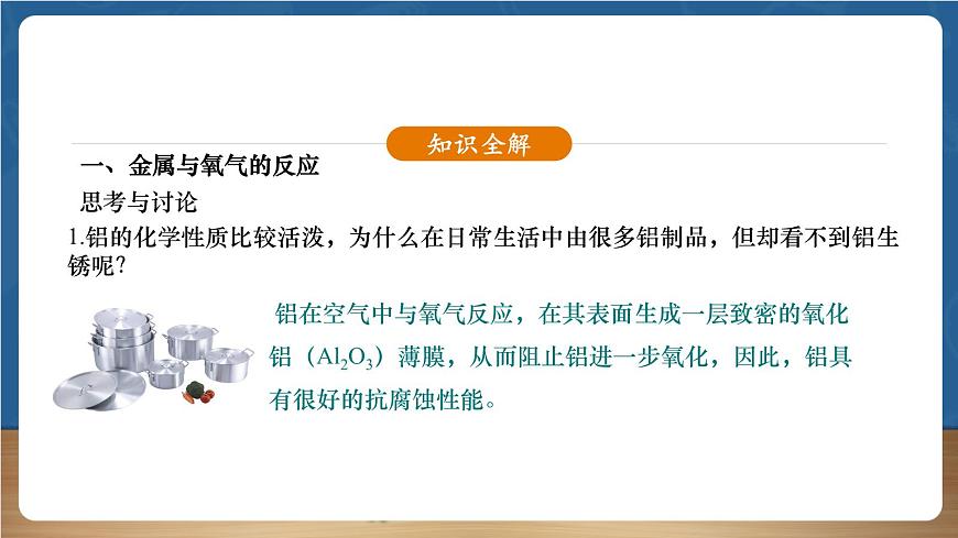 【新教材】人教版化學九下第8單元課題2第1課時《金屬的化學性質(zhì)》課件第7頁