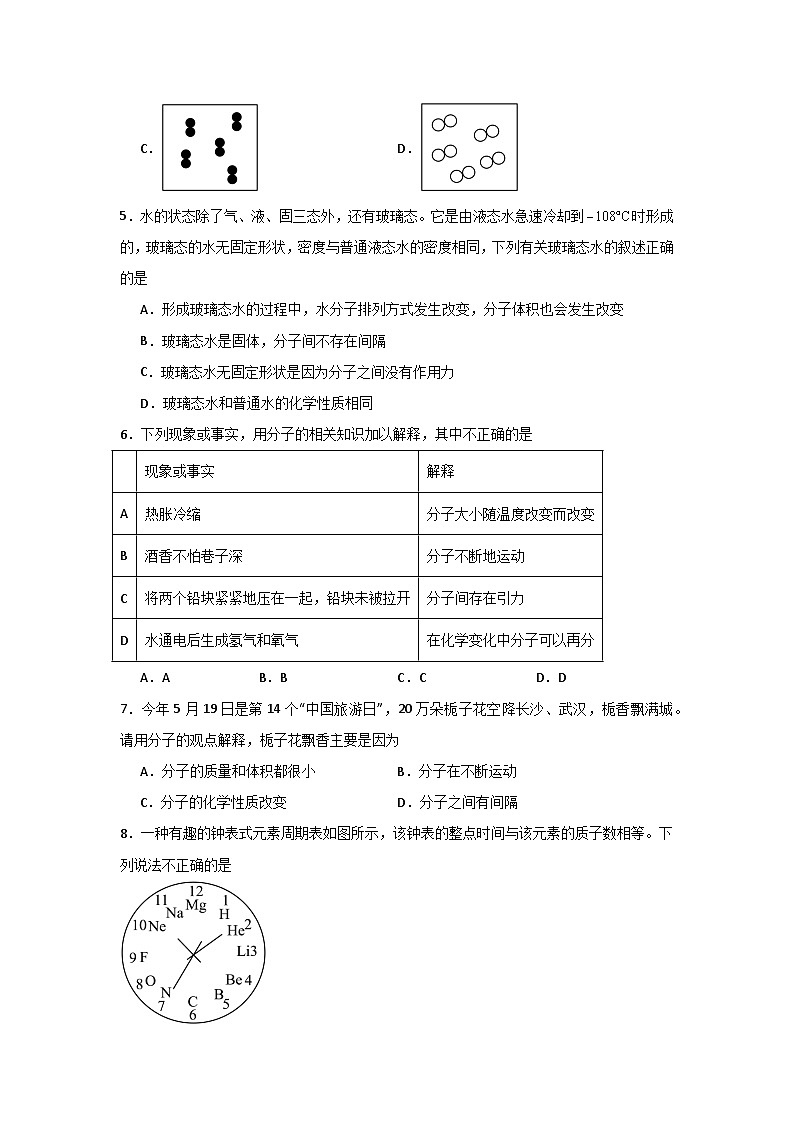 第3单元 物质构成的奥秘-初中化学九年级上册 考点梳理+单元测试卷(人教版2024)02