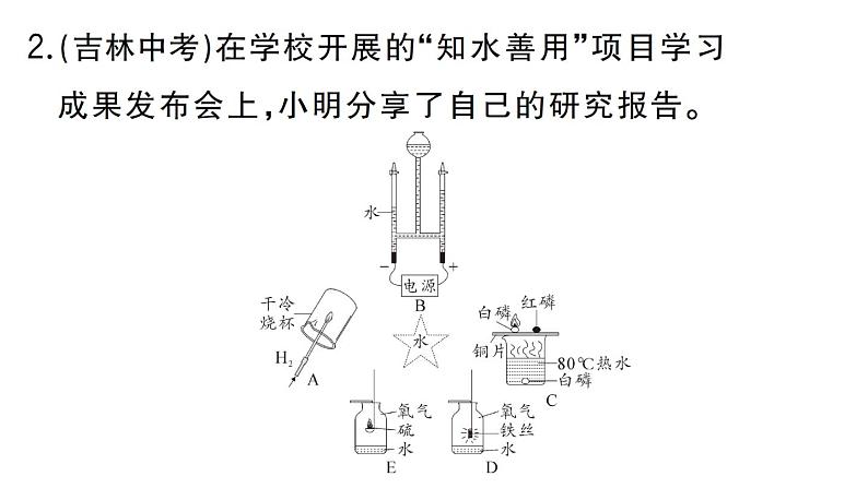 初中化学新人教版九年级上册期末大单元整合(三) 教材重点实验作业课件(2024秋)06