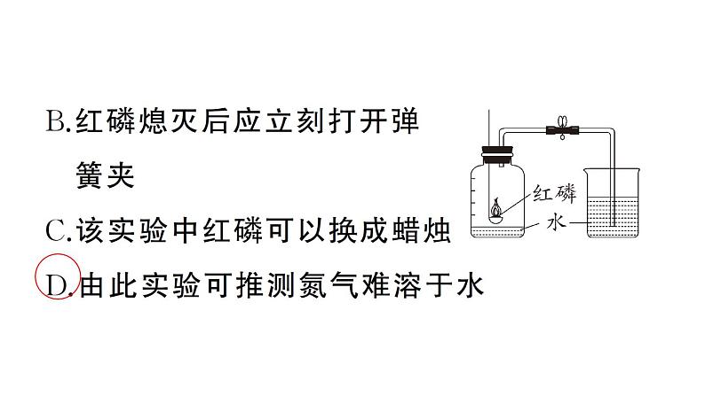 初中化学新人教版九年级上册第二单元课题1微专题 空气中氧气含量的测定作业课件(2024秋)03