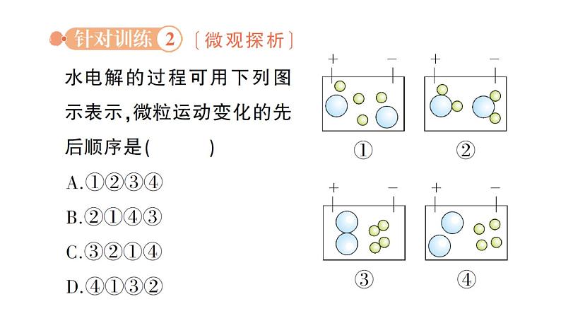 初中化学新科粤版九年级上册2.4 跨学科实践活动:学习探究水的组成的科学史并制作分子模型作业课件2024秋第5页