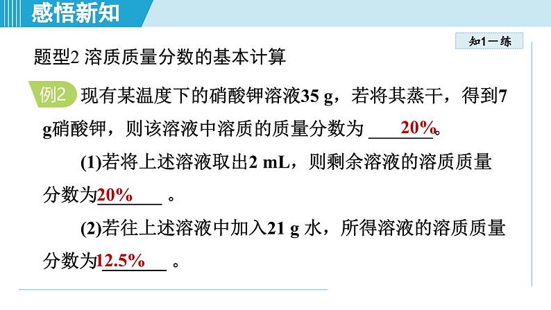 9.3 溶质的质量分数 课件---2024--2025学年九年级化学人教版(2024)下册第8页