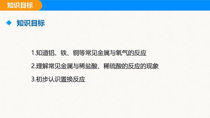 人教版(2024)九年级化学下册课件 第八单元 课题2 金属的化学性质 第一课时03