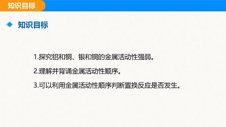 人教版(2024)九年级化学下册课件 第八单元 课题2 金属的化学性质 第二课时03
