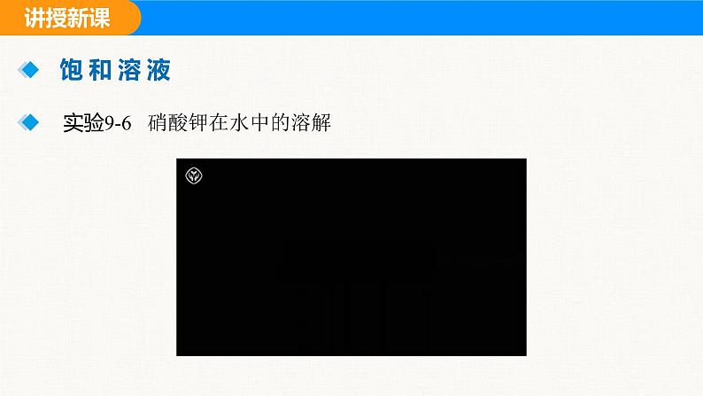 人教版(2024)九年级化学下册课件 第九单元 课题2 溶解度 第一课时第8页