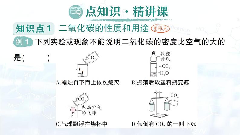 2024-2025人教版(2024)初中化学九年级上册 第六单元 课题2 碳的氧化物课件第2页