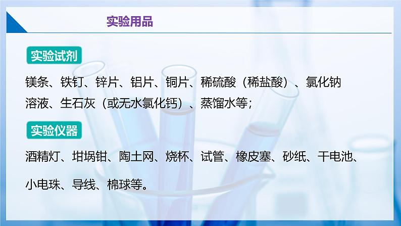 基础实验5 常见金属的物理性质和化学性质(同步课件) 第3页