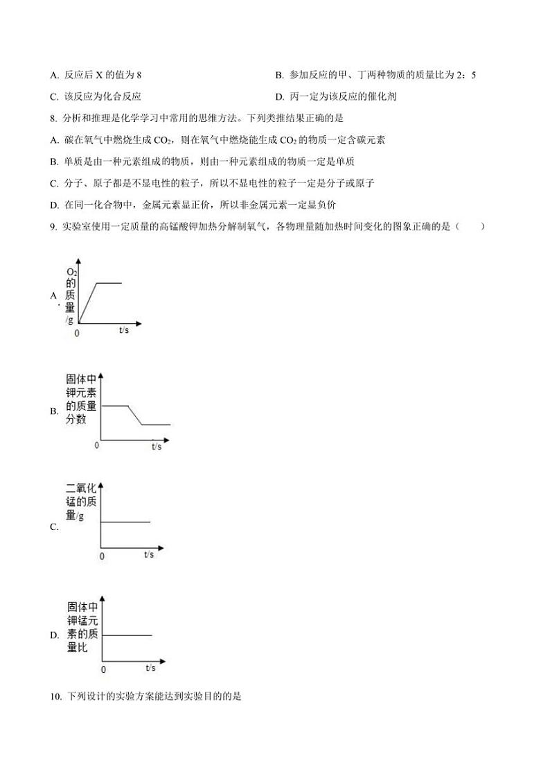 2024~2025学年山东省济宁市九年级(上)期中学业评测化学试卷(含答案)第3页