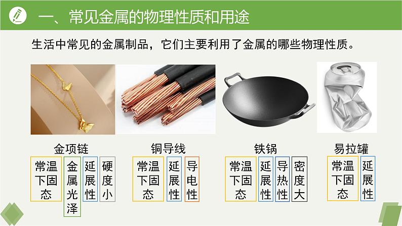 人教版2024九年级化学下册第八单元课题1金属材料 课件第8页