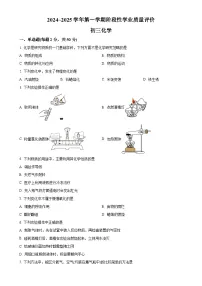 河北省石家庄市第四十一中学2024--2025学年九年级上学期10月月考化学试题（原卷版）-A4