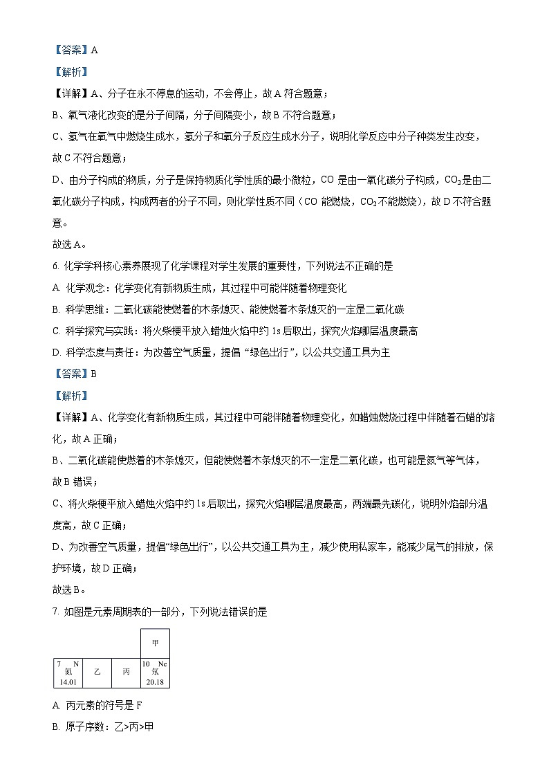 贵州省黔东南州从江县往洞中学2024-2025学年九年级上学期11月期中考试化学试题(解析版)-A4第3页